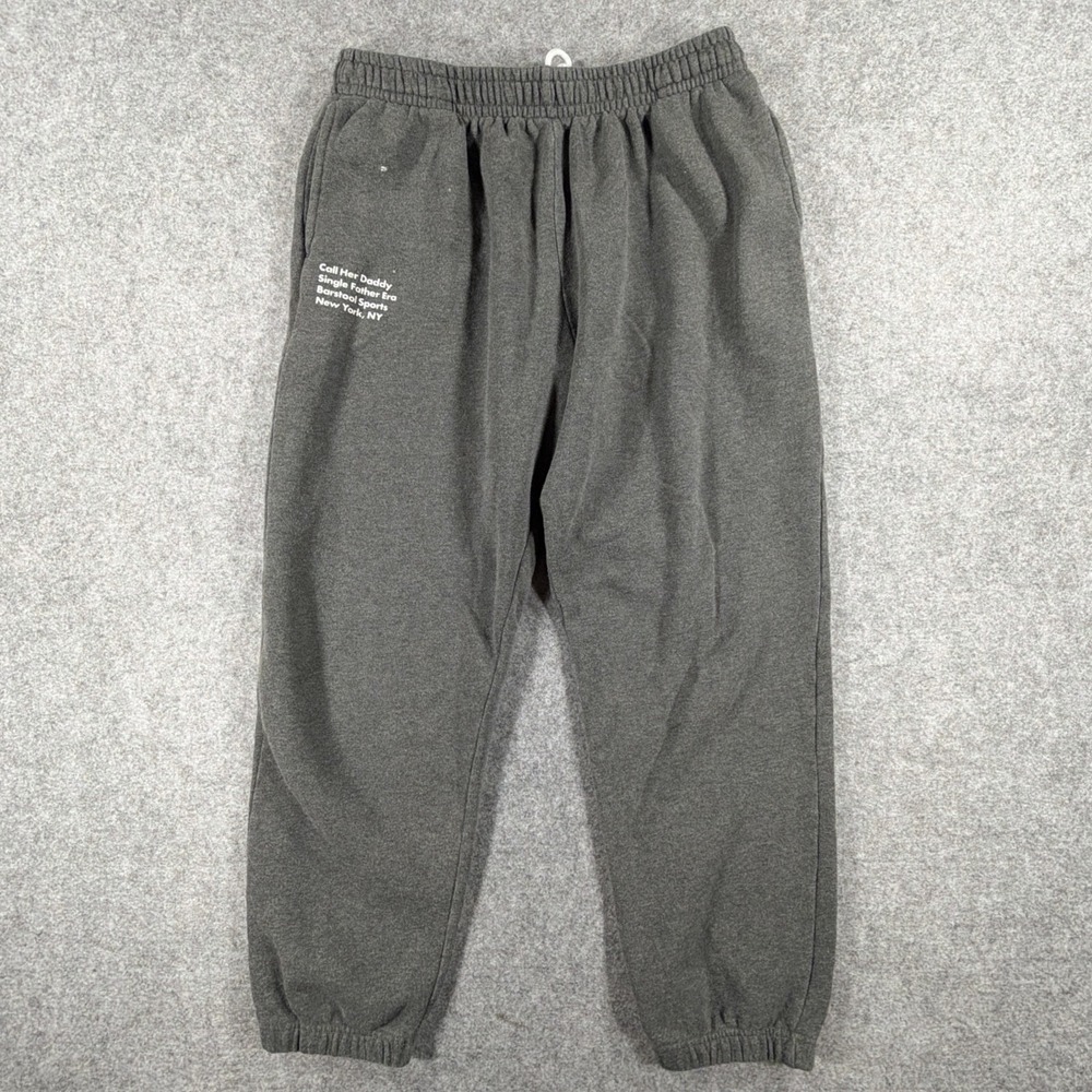 Original Call Her Daddy Podcast Barstool Sports Grey Sweatpants Size XL
